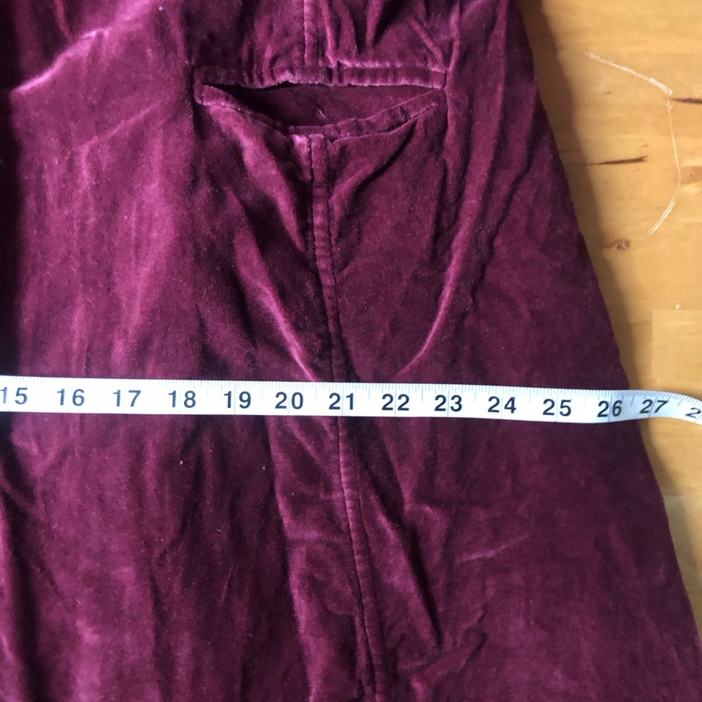Hopeless Romantic Velvet Coat Size XXL Burgundy Victorian Whimsigoth 90s Witchy - Picture 12 of 13